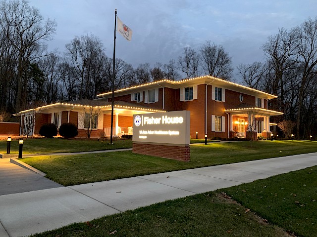 The Fisher House in Michigan supports families of veterans receiving care at the VA Ann Arbor Healthcare System in Ann Arbor, Michigan.